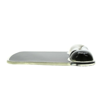 Kensington Duo Gel Mouse Pad with Integrated Wrist Support - Smoke/Black