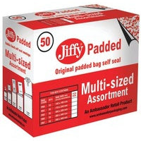 Jiffy Padded Bag Assorted Sizes Gold (Pack of 50) JPB-SEL