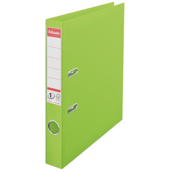 Esselte No.1 VIVIDA Lever Arch File PP, 30% pre-consumer recycled foil