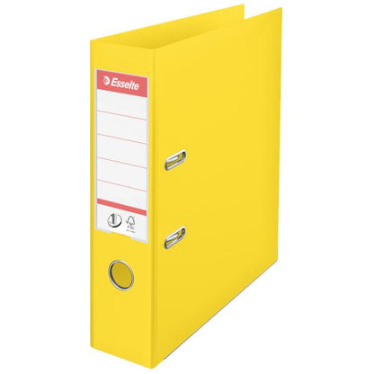 Esselte No.1 VIVIDA Lever Arch File PP, 30% pre-consumer recycled foil