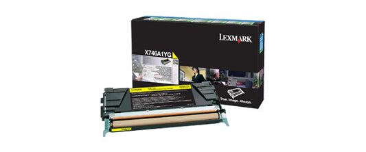 Lexmark X746A1YG toner cartridge 1 pc(s) Original Yellow