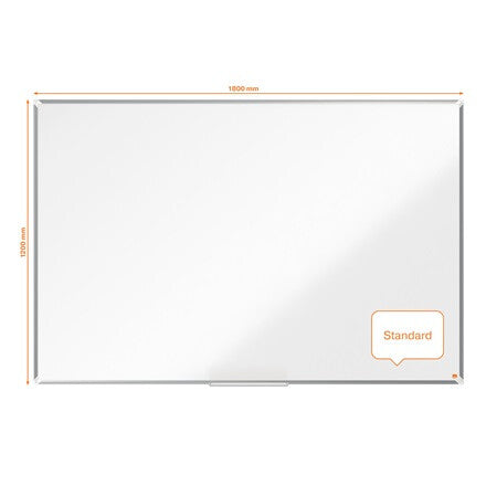 Nobo Premium Plus Enamel Magnetic Whiteboard 1800x1200mm