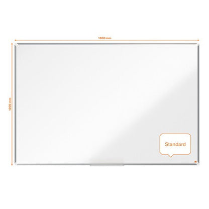 Nobo Premium Plus Enamel Magnetic Whiteboard 1800x1200mm