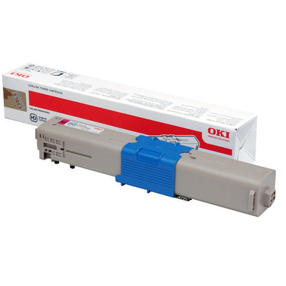 Oki Magenta Toner Cartridge (2,000 Page Capacity) 44469705