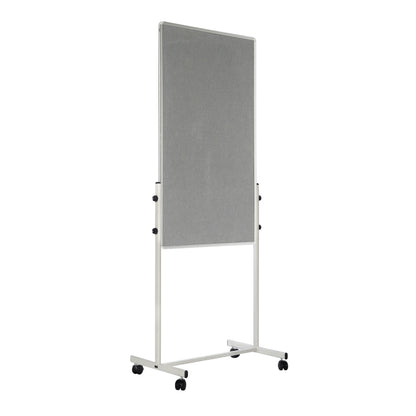 Bi-Office White Portable Duo Board and Flipchart Easel EA4724075