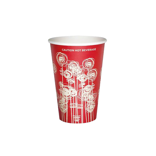 Paper Vending Cup 9Oz 25cl Swirl Design (Pack of 1000) HHPAVC09A