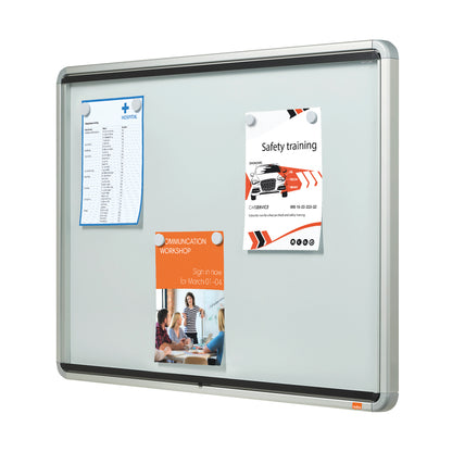 Nobo Premium Plus Outdoor Magnetic Lockable Notice Board 9xA4