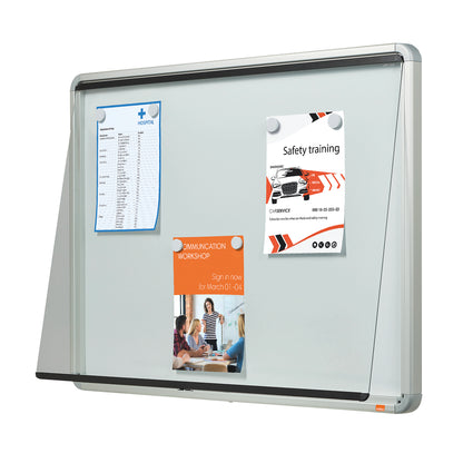 Nobo Premium Plus Outdoor Magnetic Lockable Notice Board 9xA4
