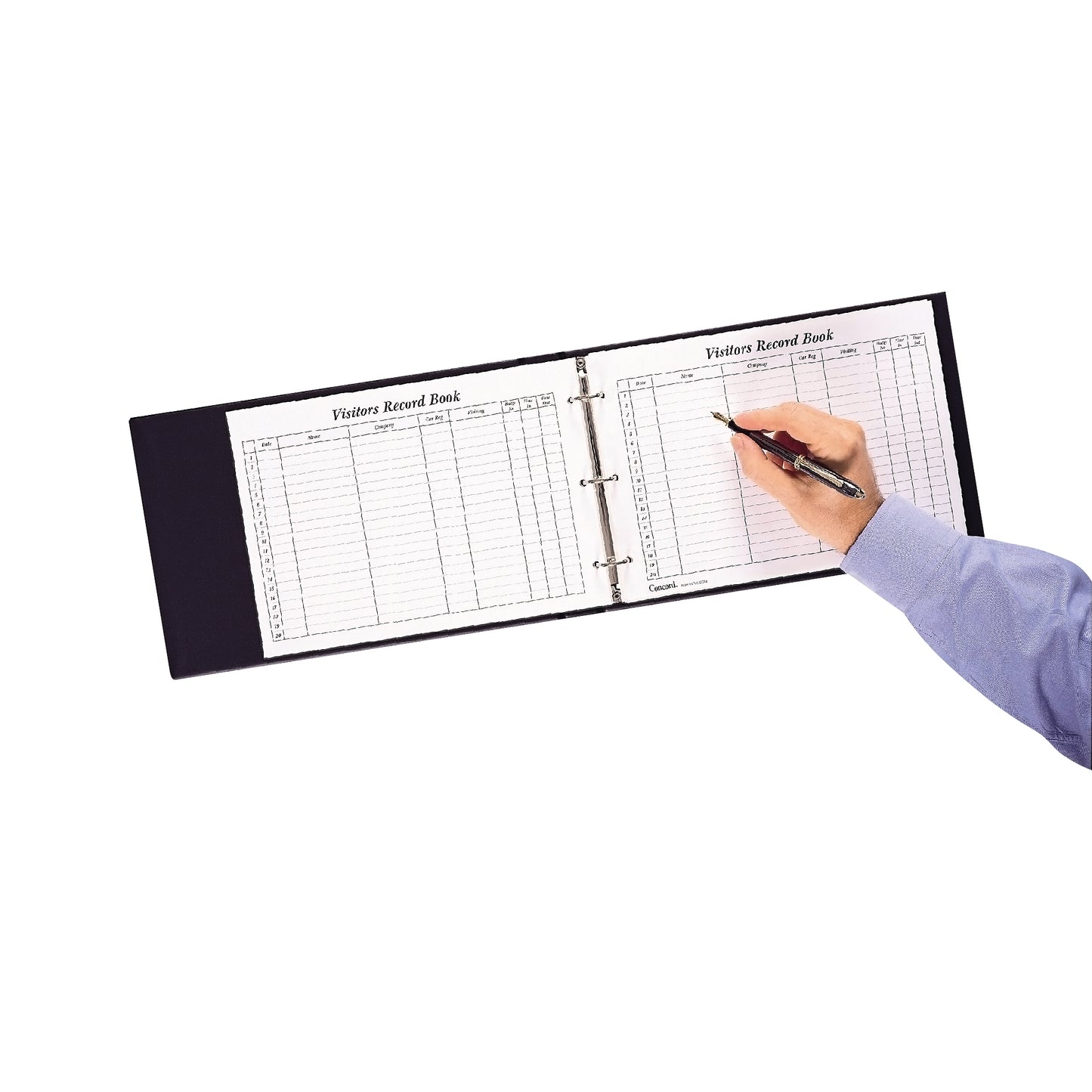 Concord Visitor Book A4 Landscape Black 85710/CD14