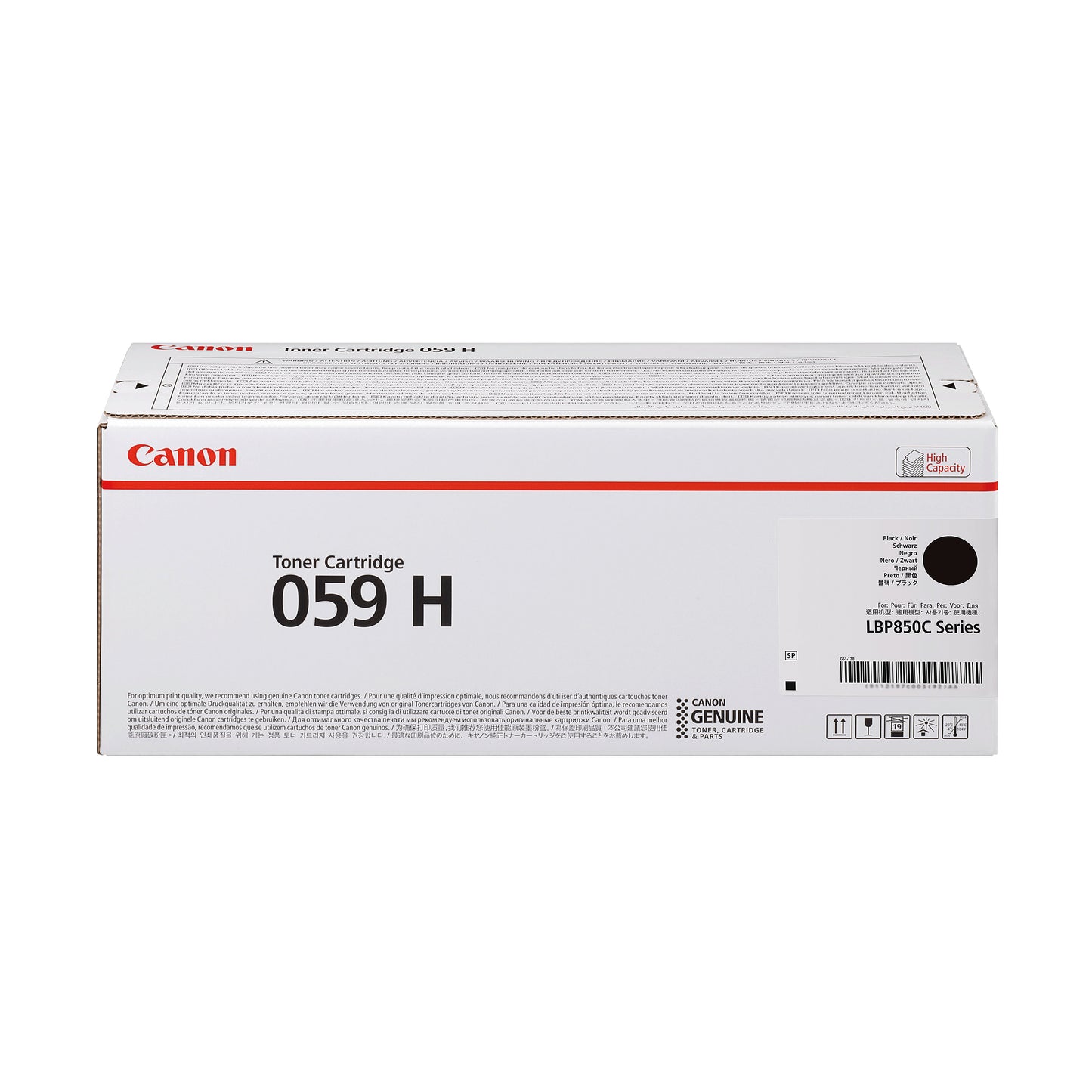 Canon 059H Toner Cartridge High Yield Black 3627C001