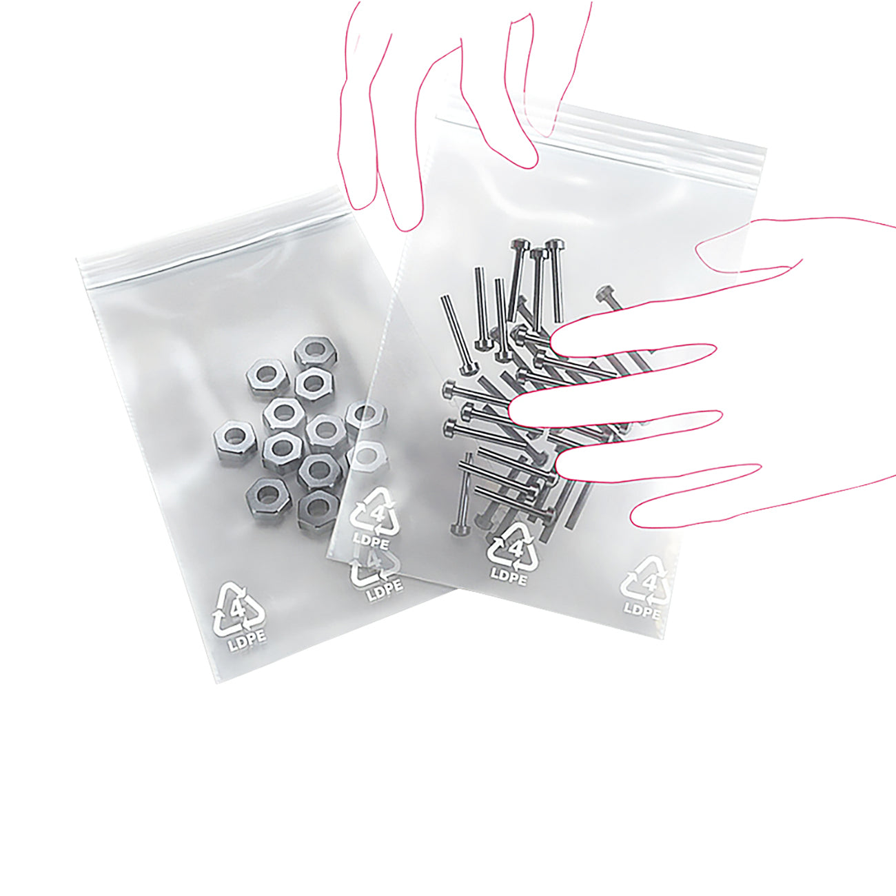 Minigrip Bag 225x319mm Clear (Pack of 1000) GL-A4