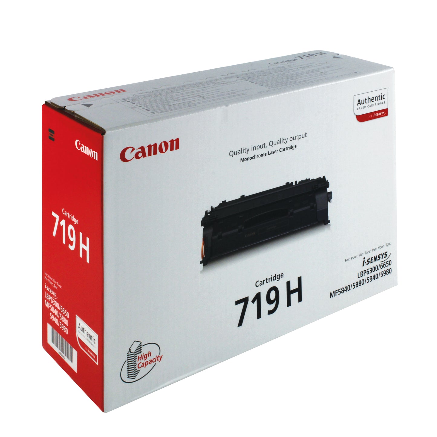 Canon CRG 719H BK toner cartridge 1 pc(s) Original Black