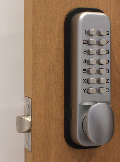 Lockit Mechanical Push Button Digital Lock Chrome DXLOCKITHB/C