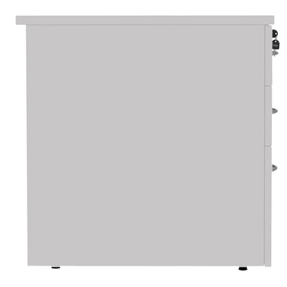 Serrion Eco 18 Desk High Pedestal 600mm White KF79828