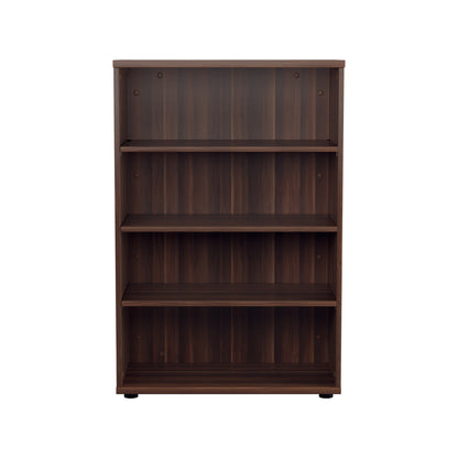 Jemini Wooden Bookcase 800x450x1600mm Dark Walnut KF810506