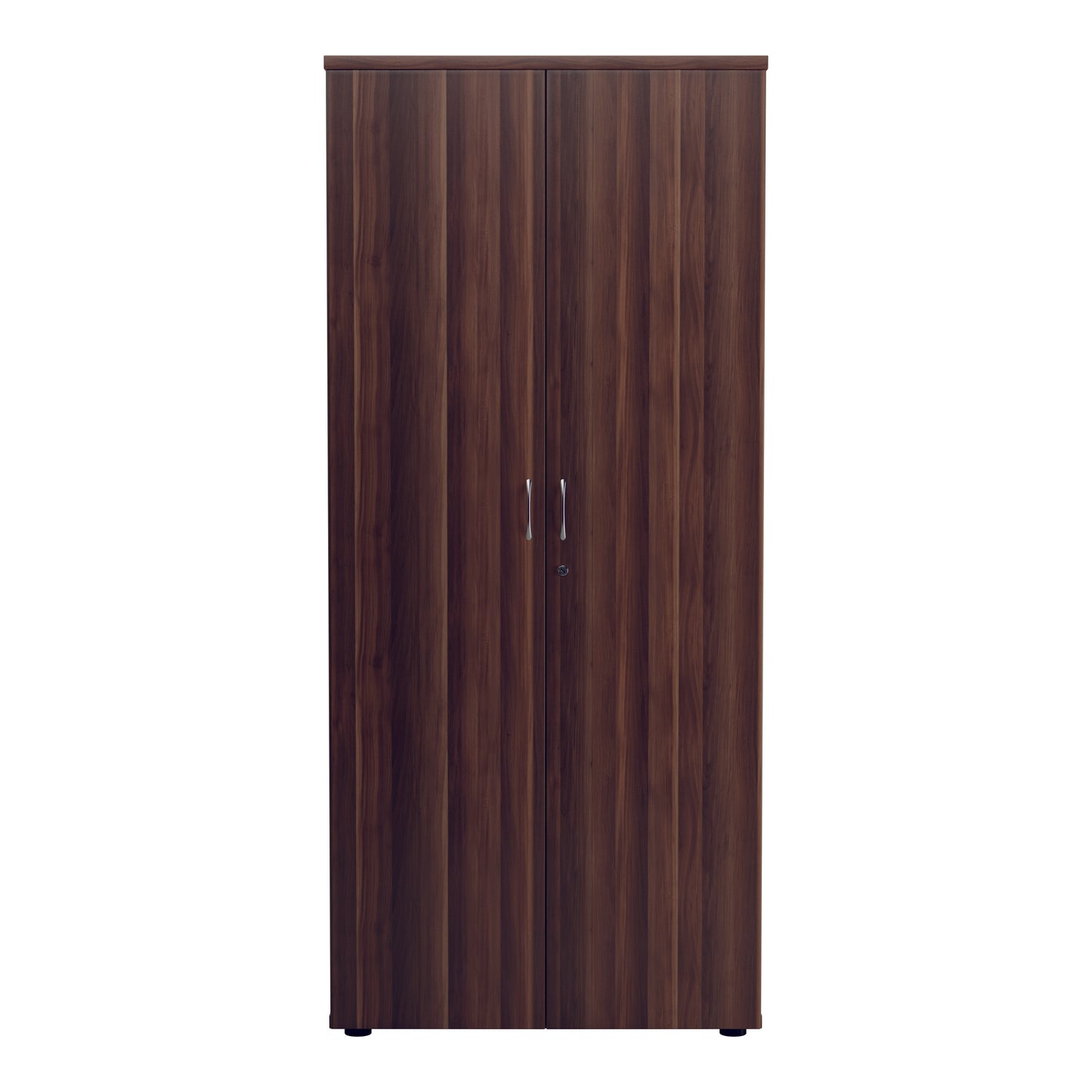 Jemini Wooden Cupboard 800x450x1800mm Dark Walnut KF810575