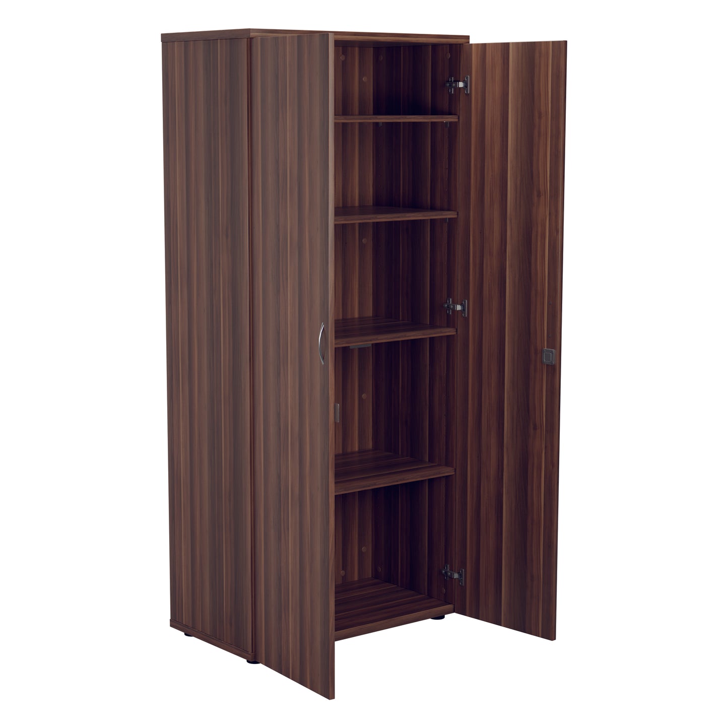 Jemini Wooden Cupboard 800x450x1800mm Dark Walnut KF810575