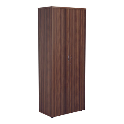 Jemini Wooden Cupboard 800x450x2000mm Dark Walnut KF811053