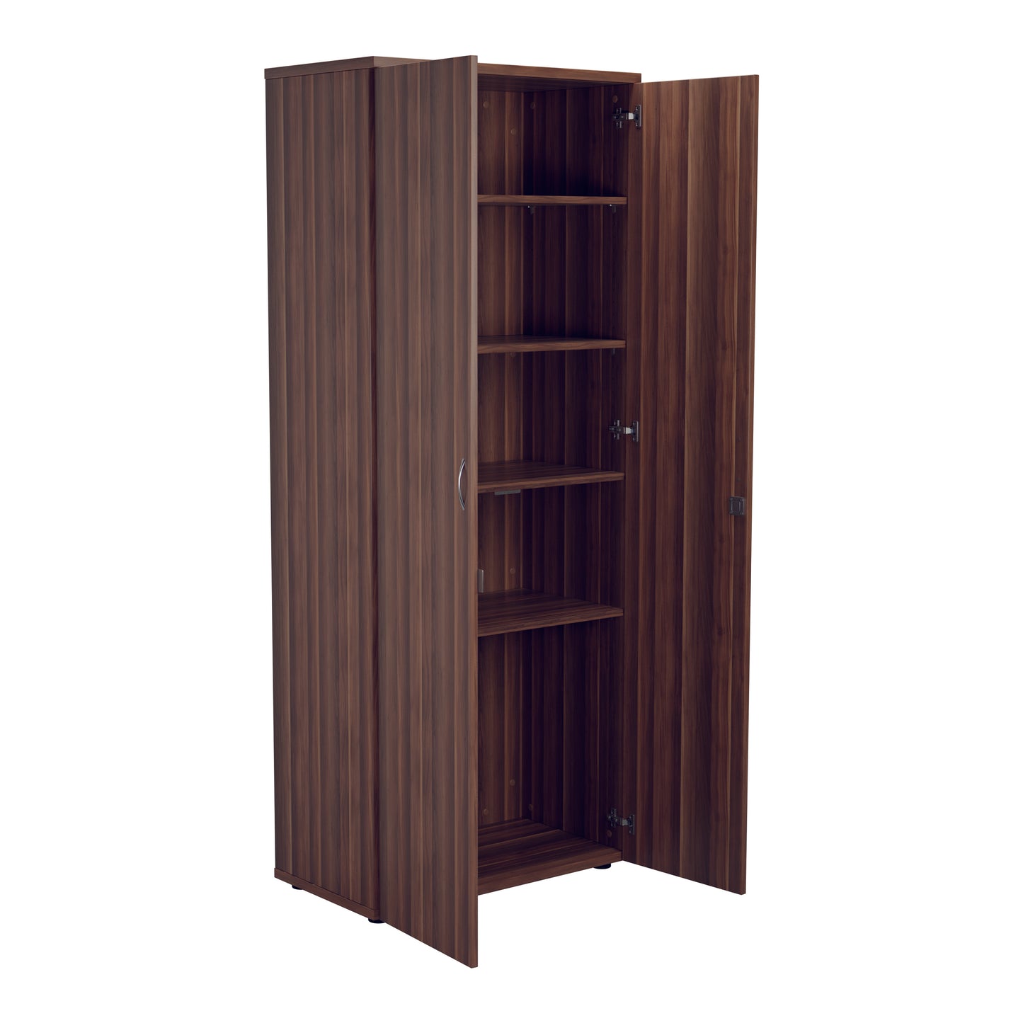 Jemini Wooden Cupboard 800x450x2000mm Dark Walnut KF811053