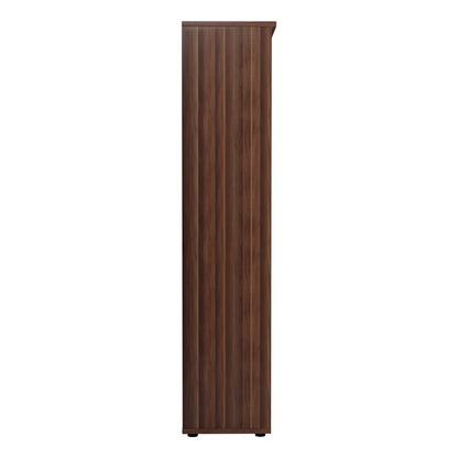Jemini Wooden Bookcase 800x450x2000mm Dark Walnut KF811152