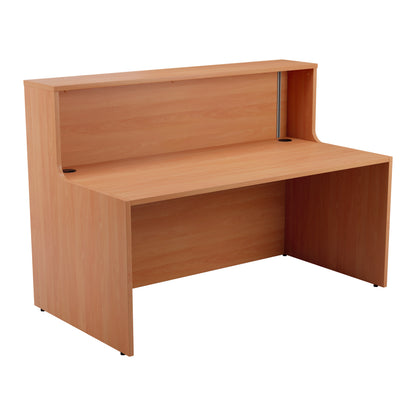 Jemini Reception Unit 1400x800x740mm Beech KF816265