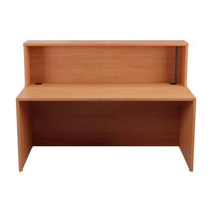 Jemini Reception Unit 1400x800x740mm Beech KF816265