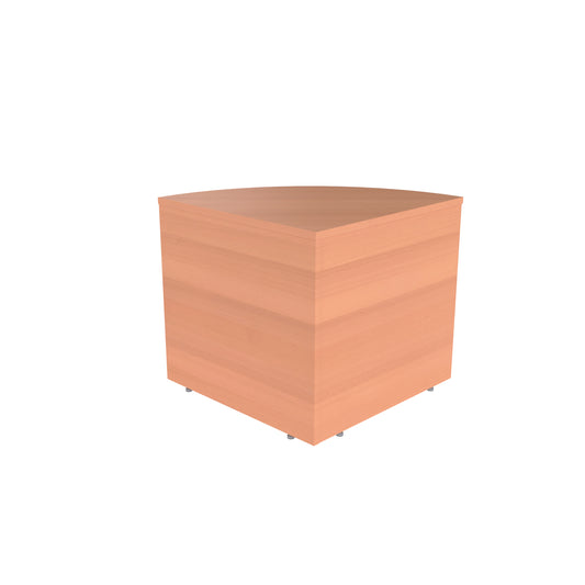 Jemini Reception Modular Corner Desk Unit 800x800x740mm Beech KF816486
