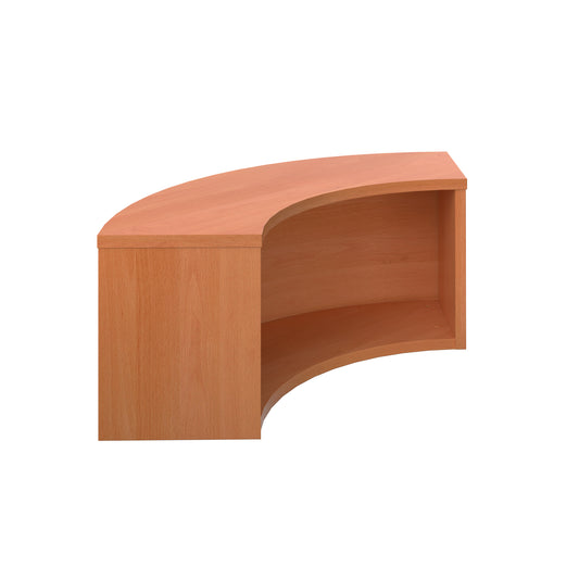 Jemini Reception Modular Corner Riser Units 800x800x400mm Beech KF816493