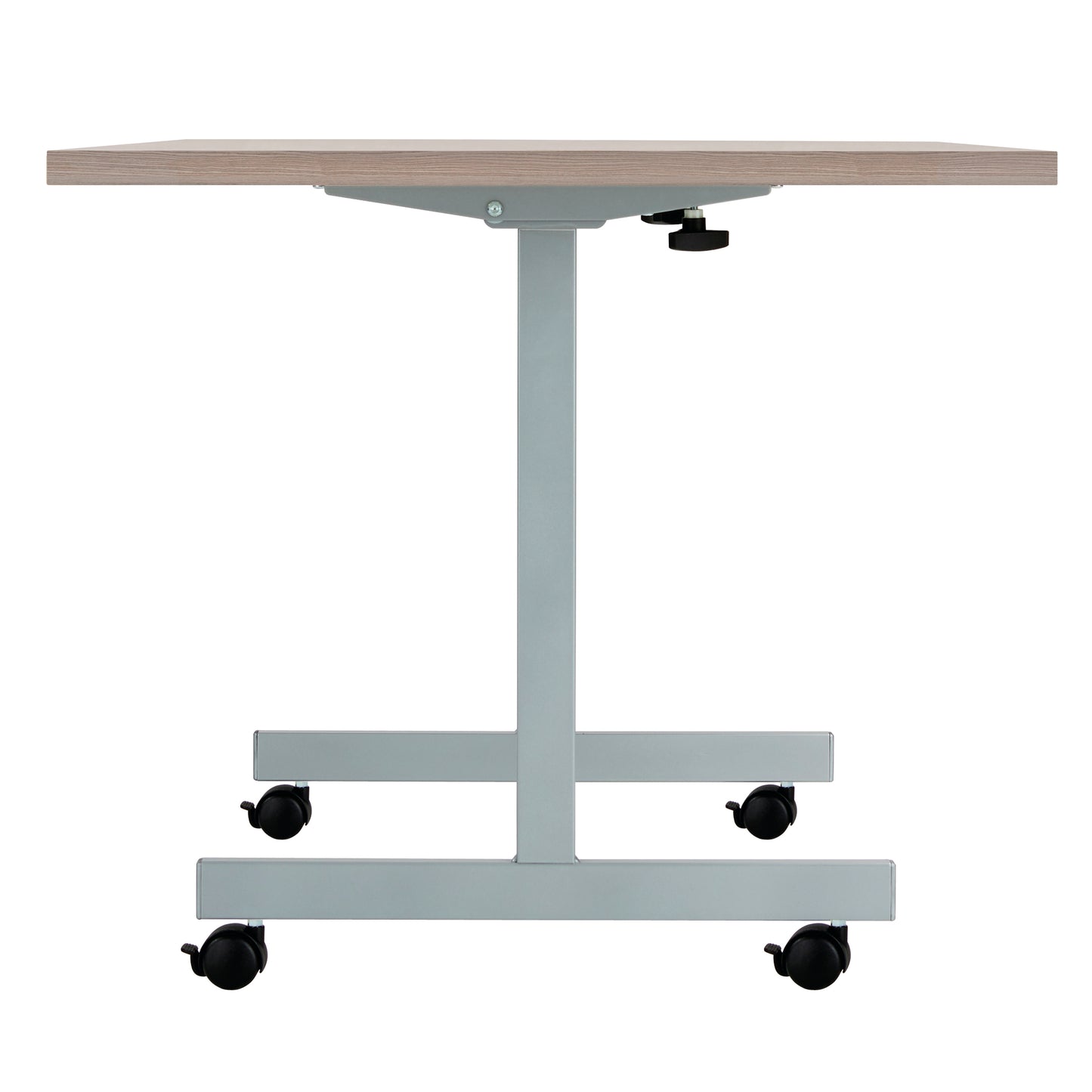 Jemini Rectangular Tilting Table 1200x800x720mm Grey Oak/Silver KF816790