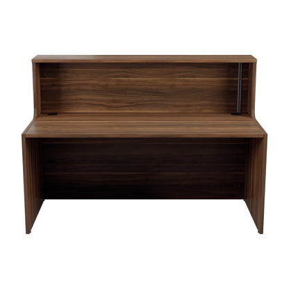 Jemini Reception Unit 1400x800x740mm Dark Walnut KF818190