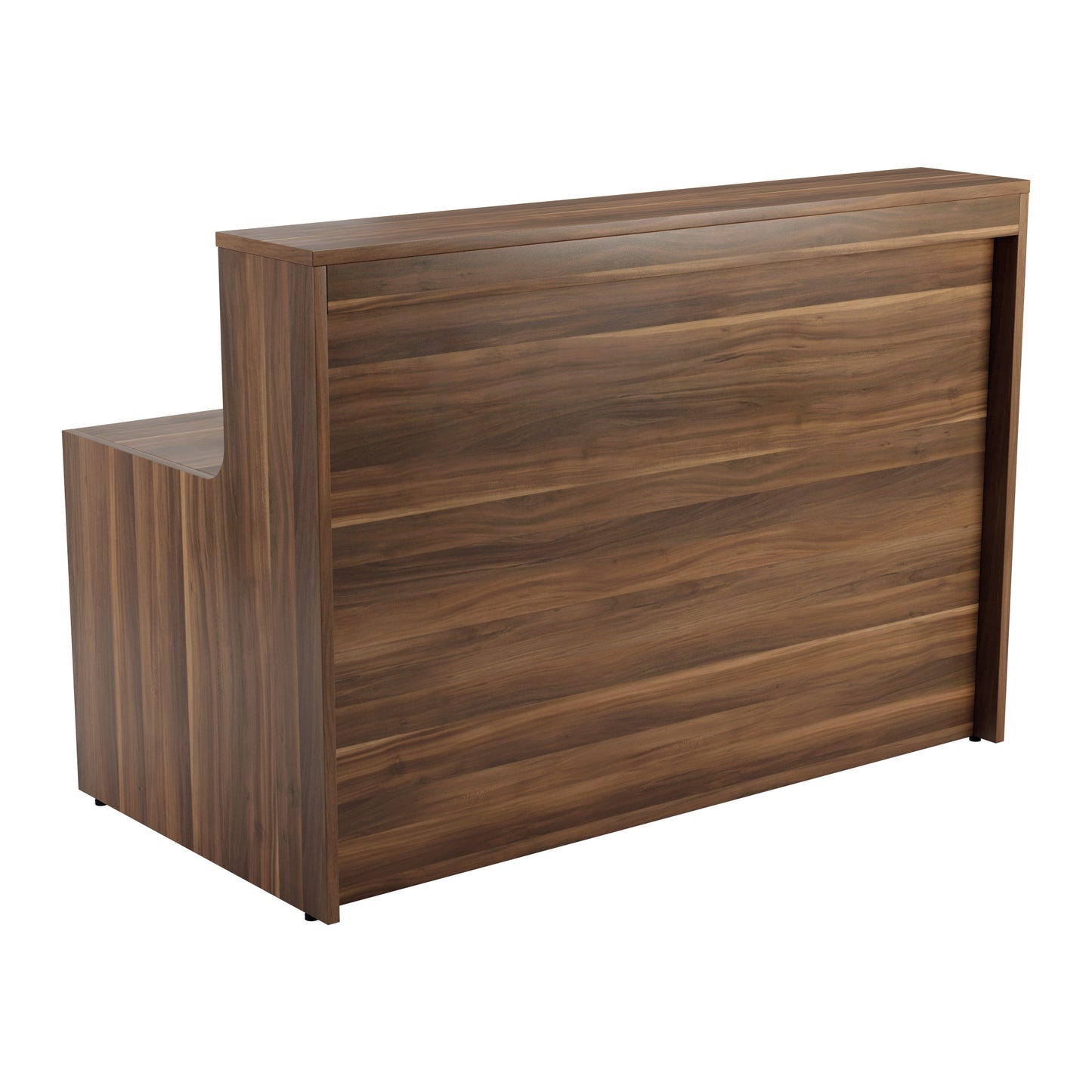 Jemini Reception Unit 1400x800x740mm Dark Walnut KF818190