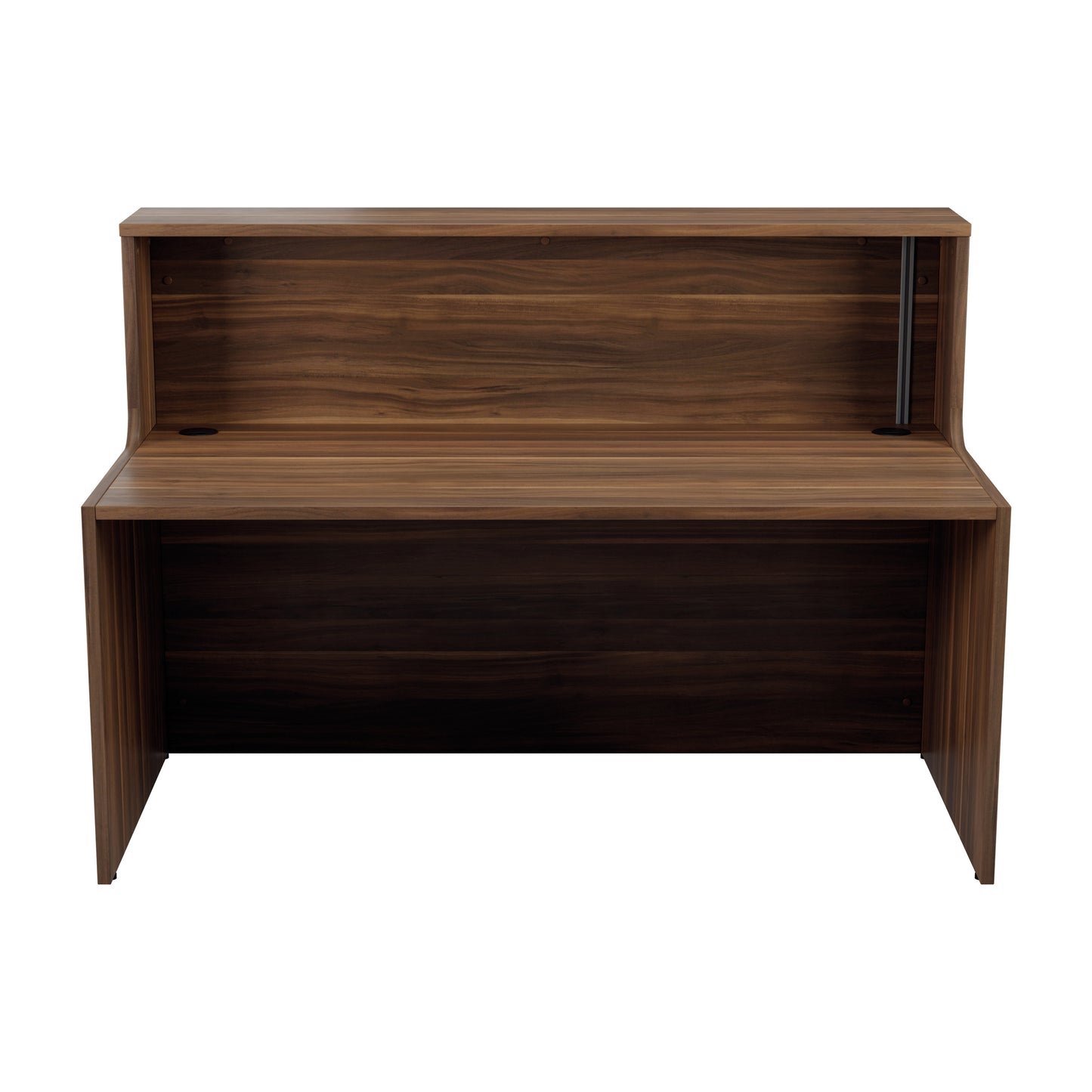 Jemini Reception Unit 1600x800x740mm Dark Walnut KF818282