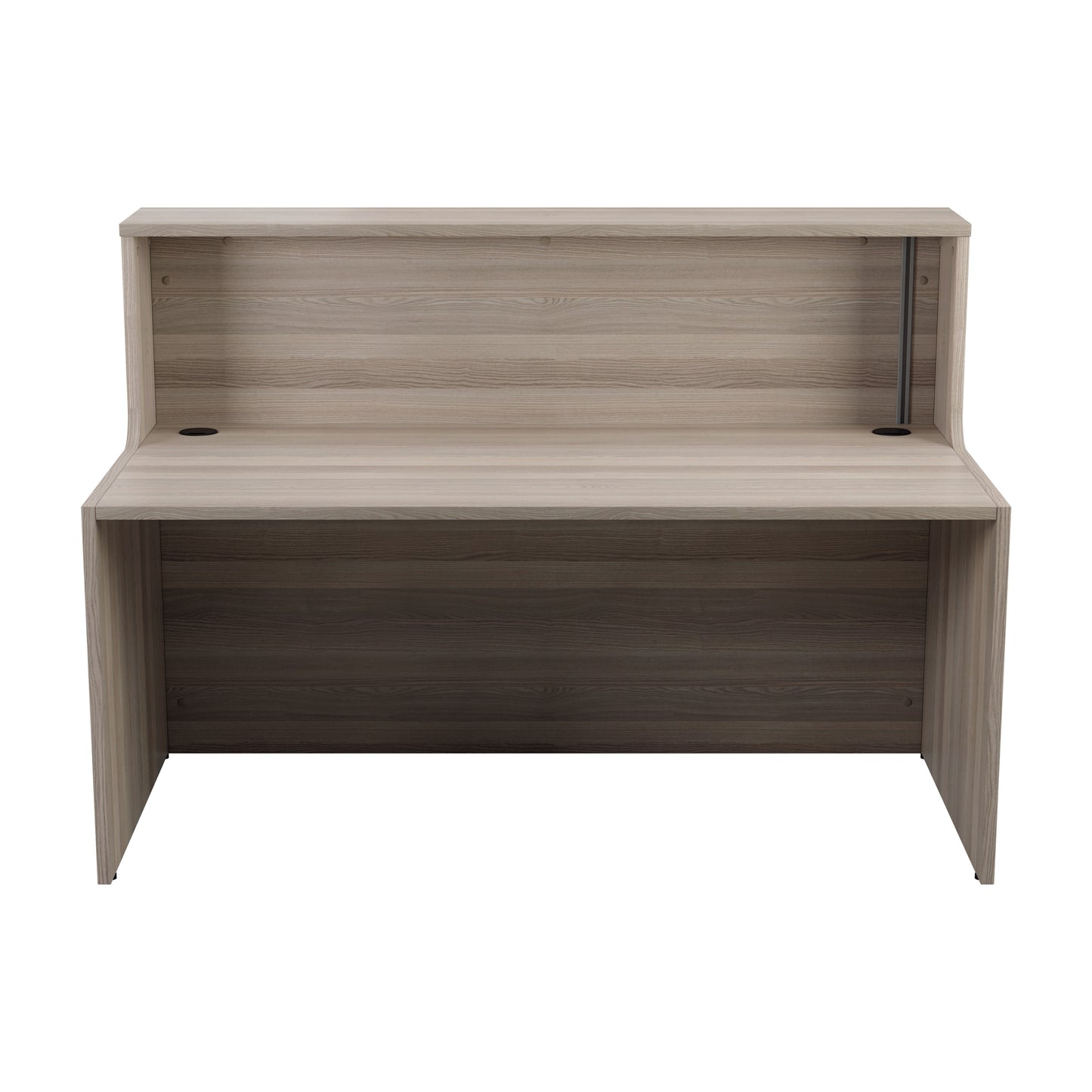 Jemini Reception Unit 1600x800x740mm Grey Oak KF818299