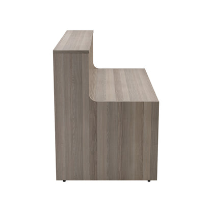 Jemini Reception Unit 1600x800x740mm Grey Oak KF818299