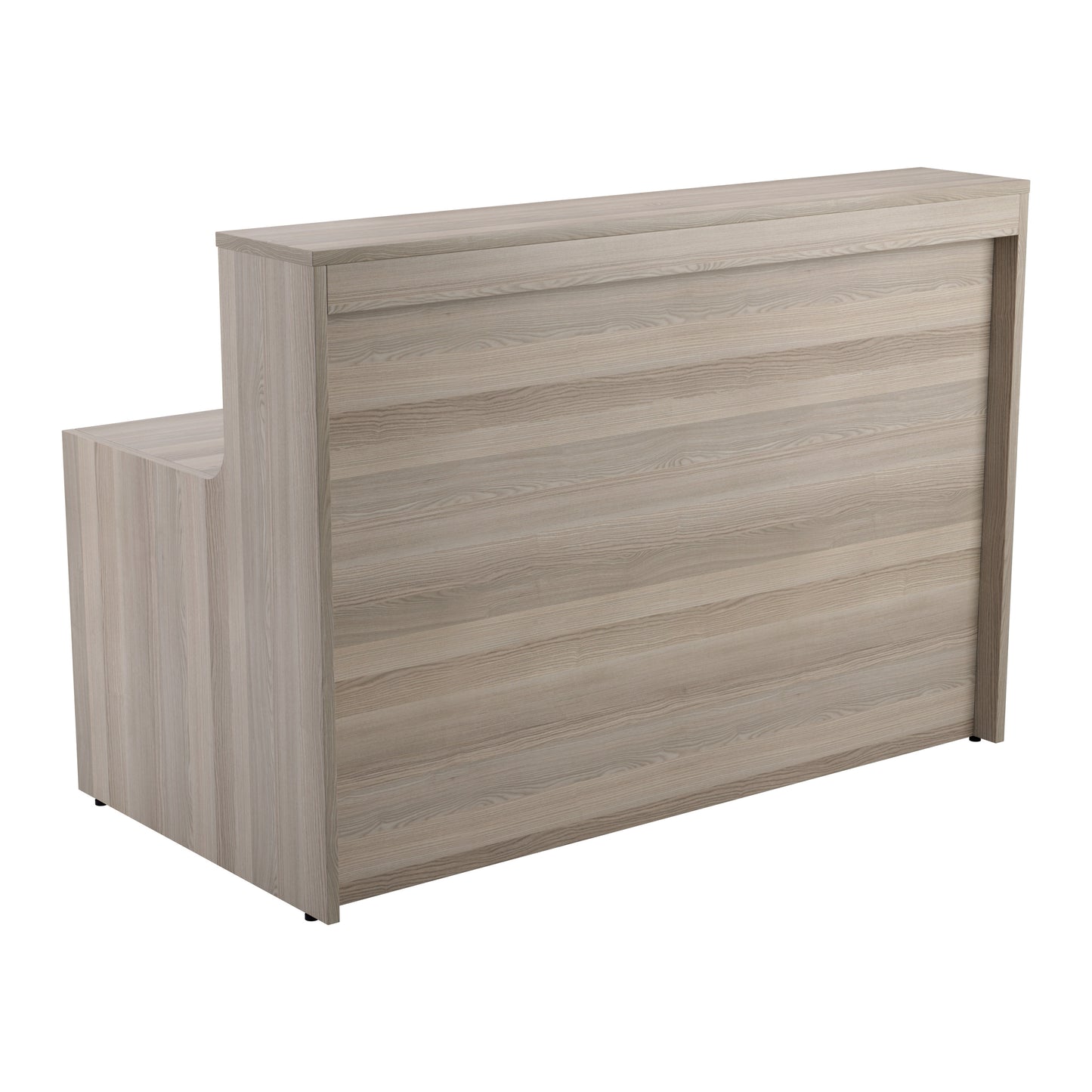 Jemini Reception Unit 1600x800x740mm Grey Oak KF818299