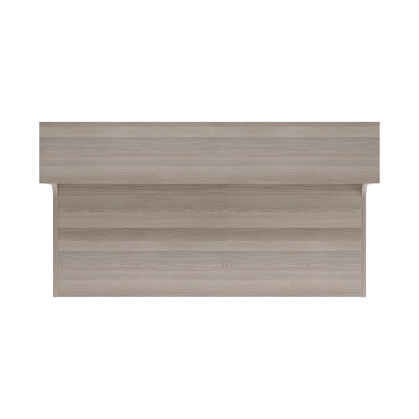 Jemini Reception Unit 1600x800x740mm Grey Oak KF818299