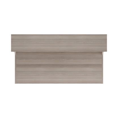 Jemini Reception Unit 1600x800x740mm Grey Oak KF818299