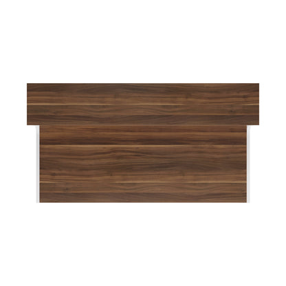 Jemini Reception Unit 1400x800x740mm Dark Walnut/White KF818368