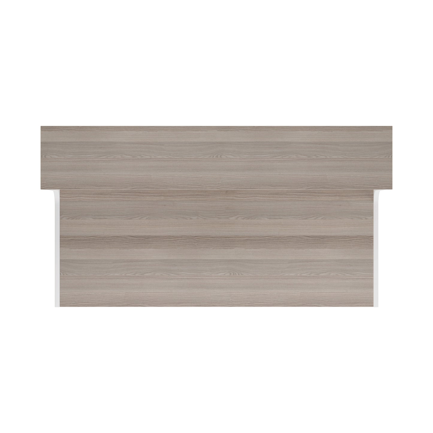 Jemini Reception Unit 1400x800x740mm Grey Oak/White KF818374