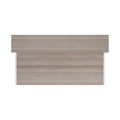 Jemini Reception Unit 1400x800x740mm Grey Oak/White KF818374