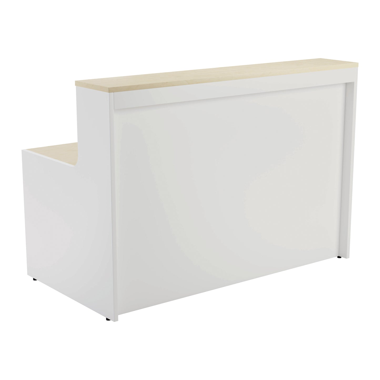 Jemini Reception Unit 1400x800x740mm Maple/White KF818381