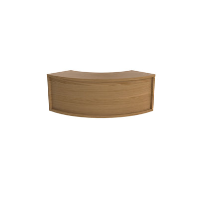 Jemini Reception Modular Corner Riser Units 800x800x400mm Nova Oak KF79883
