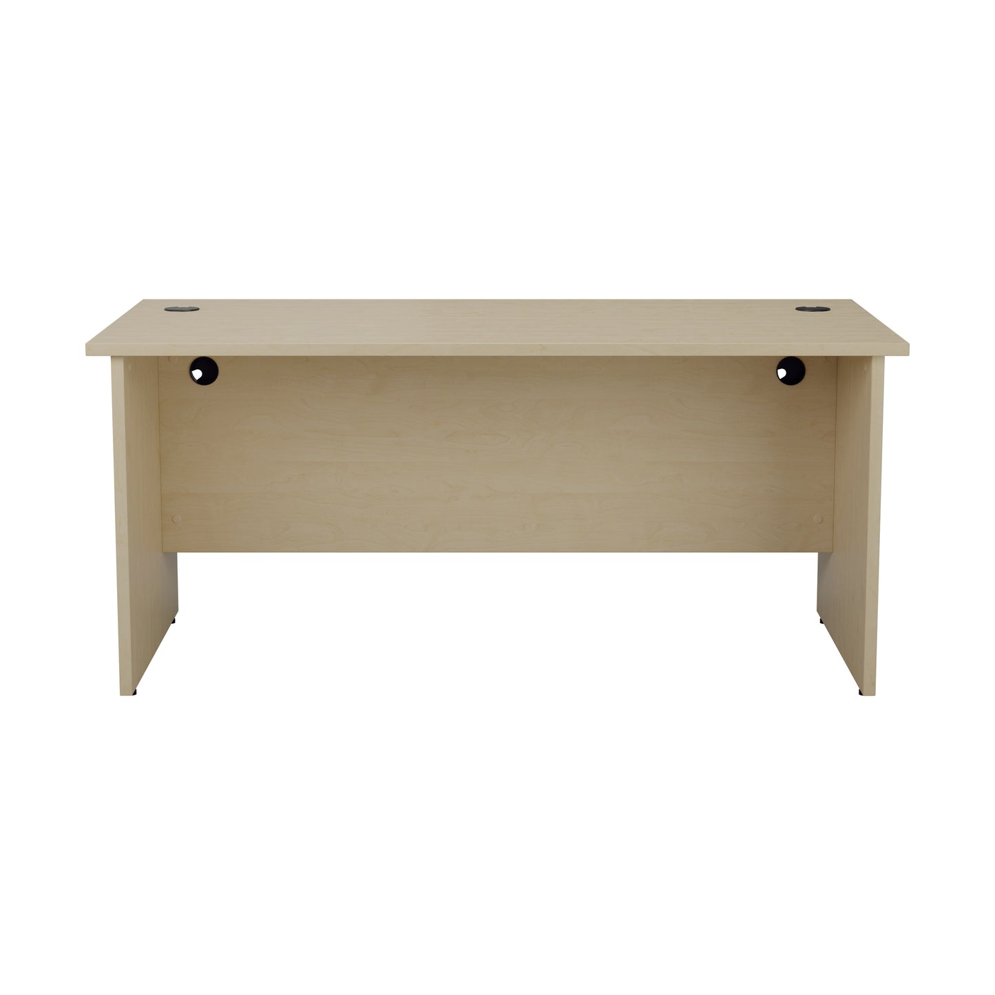 Jemini Rectangular Panel End Desk 1400x800x730mm Maple KF804444