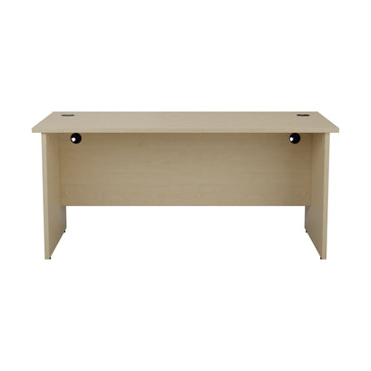 Jemini Rectangular Panel End Desk 1400x800x730mm Maple KF804444