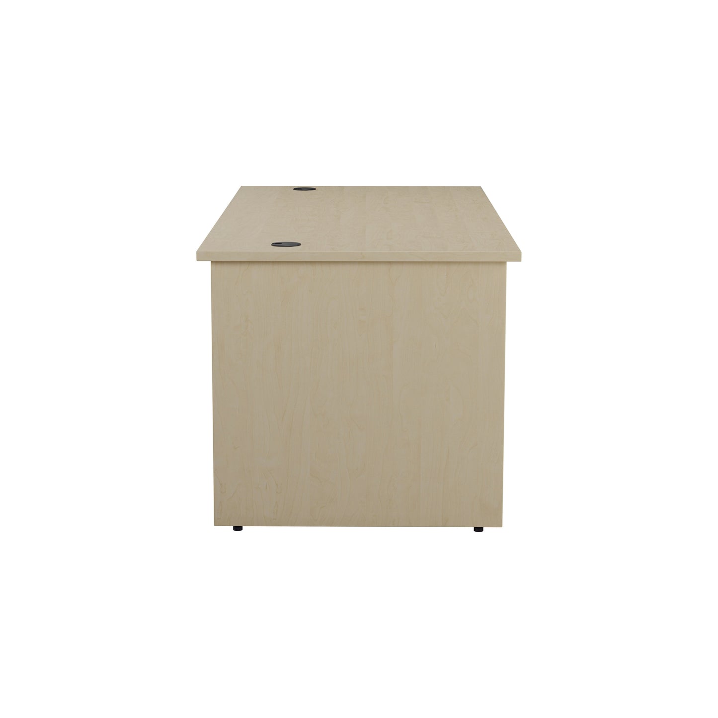 Jemini Rectangular Panel End Desk 1400x800x730mm Maple KF804444