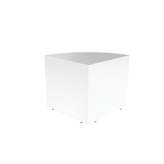 Jemini Reception Modular Corner Desk Unit 800x800x740mm White KF71552