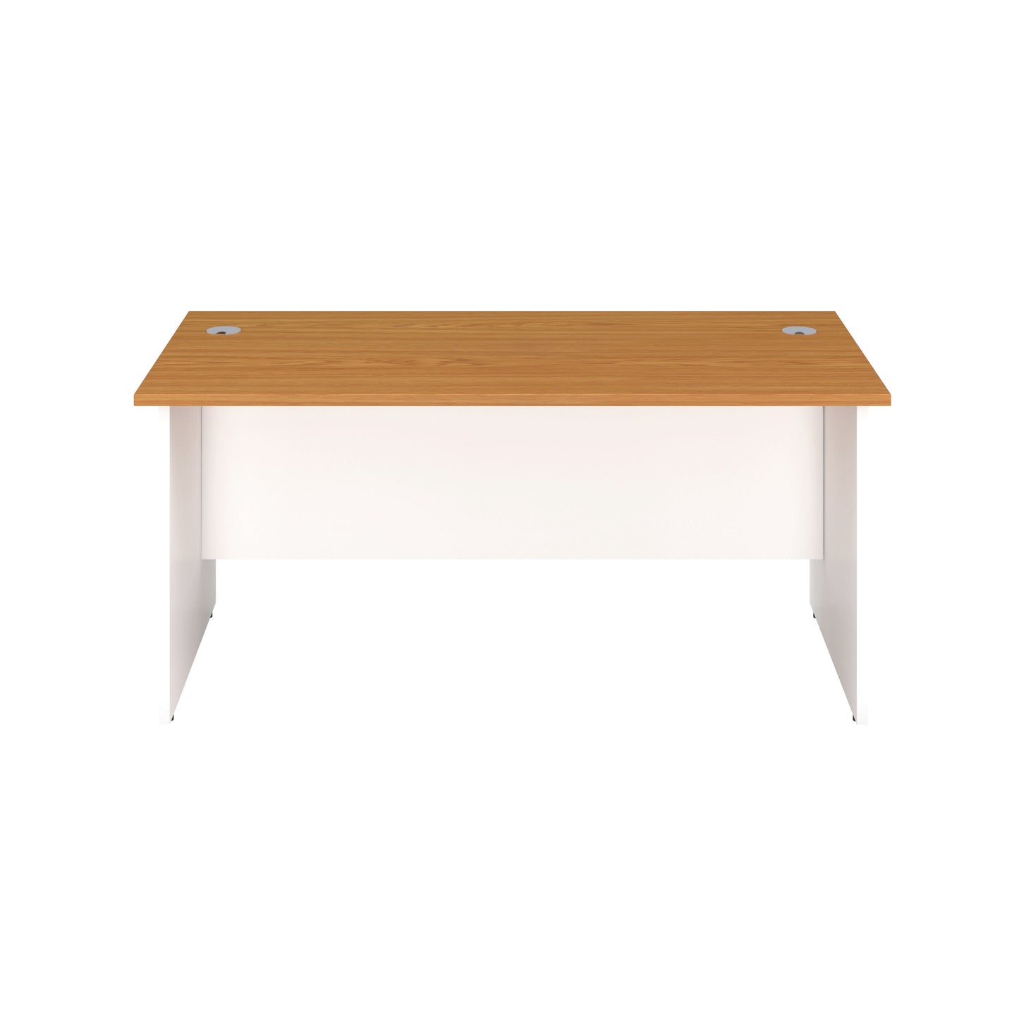 Jemini Rectangular Panel End Desk 1200x800x730mm Nova Oak KF804666