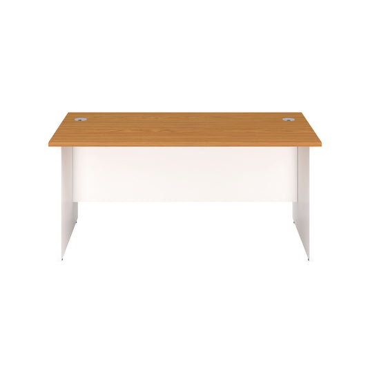Jemini Rectangular Panel End Desk 1200x800x730mm Nova Oak KF804666