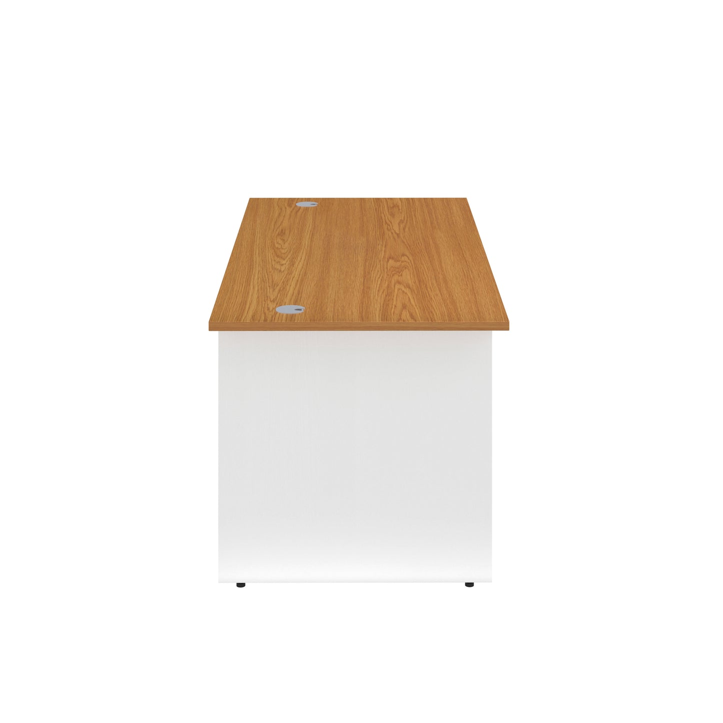 Jemini Rectangular Panel End Desk 1200x800x730mm Nova Oak KF804666