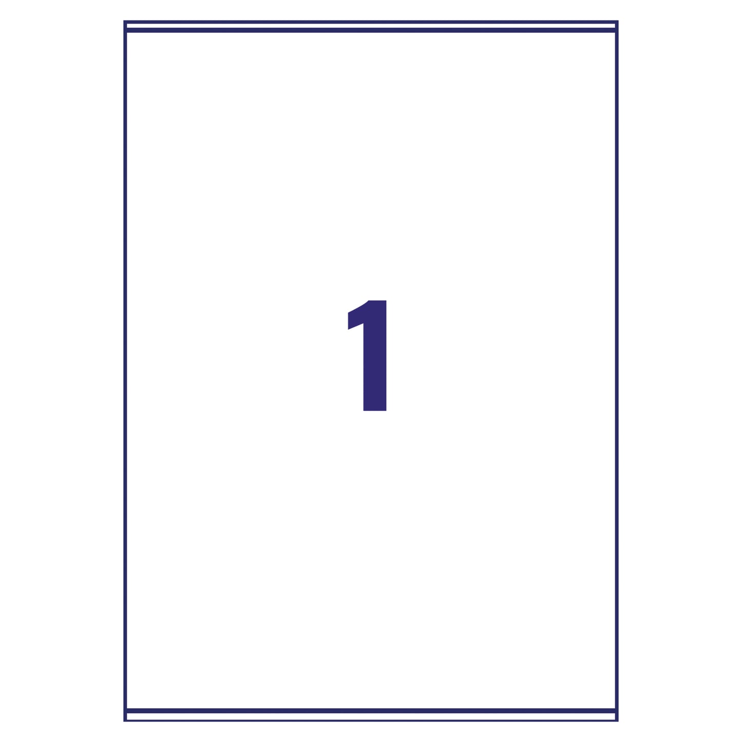 Avery Ultragrip Laser Labels 199.6x289.1mm Wht (Pack of 100) L7167-100